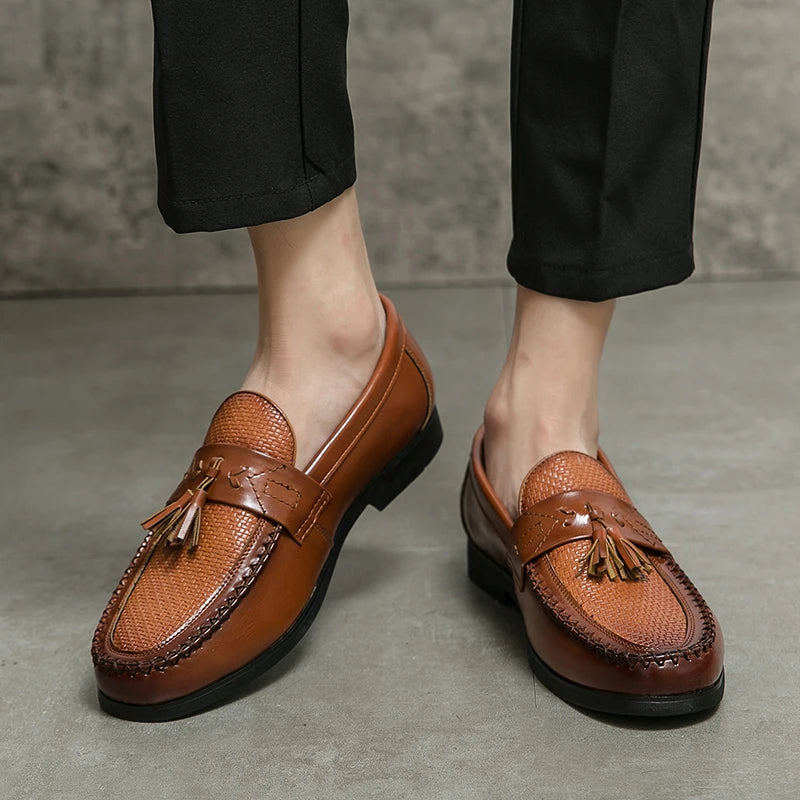 Tassel Men's Loafers – Premium Leather Design for Versatile Occasions 5