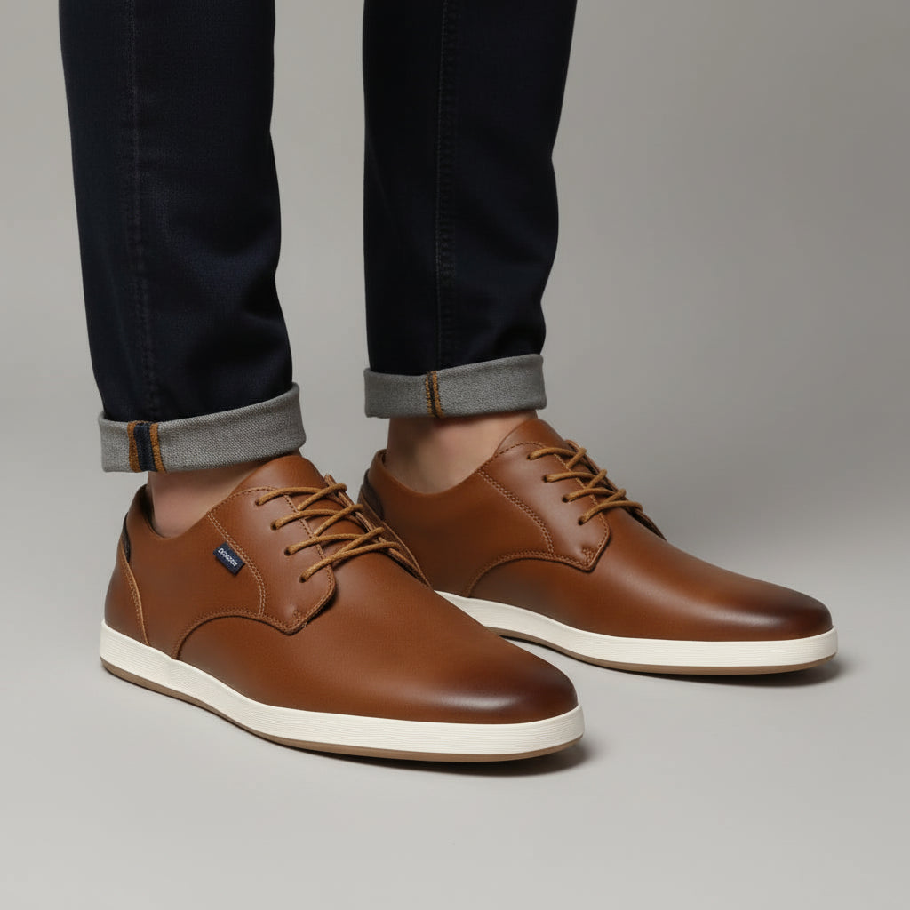 Urban Leather Trainers – Sleek Design for Casual Versatility 0
