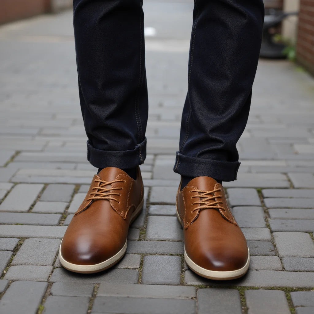 Urban Leather Trainers – Sleek Design for Casual Versatility 1