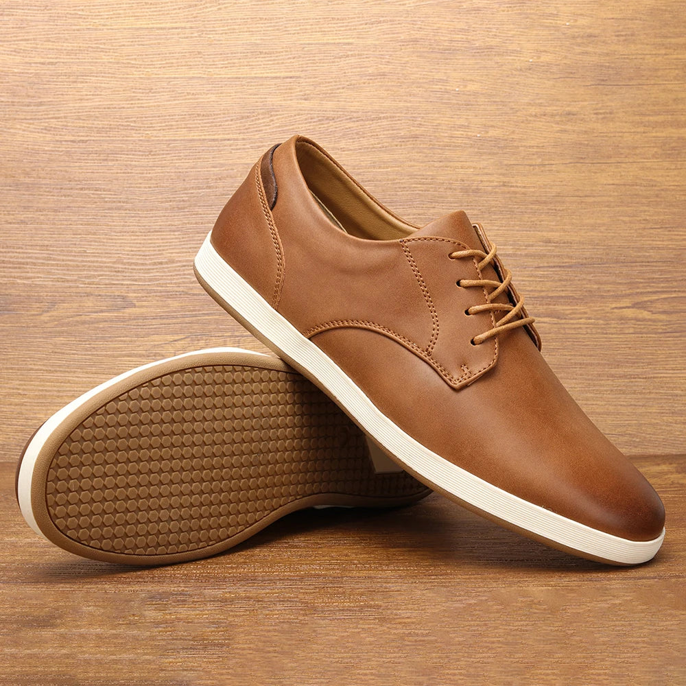 Urban Leather Trainers – Sleek Design for Casual Versatility 2