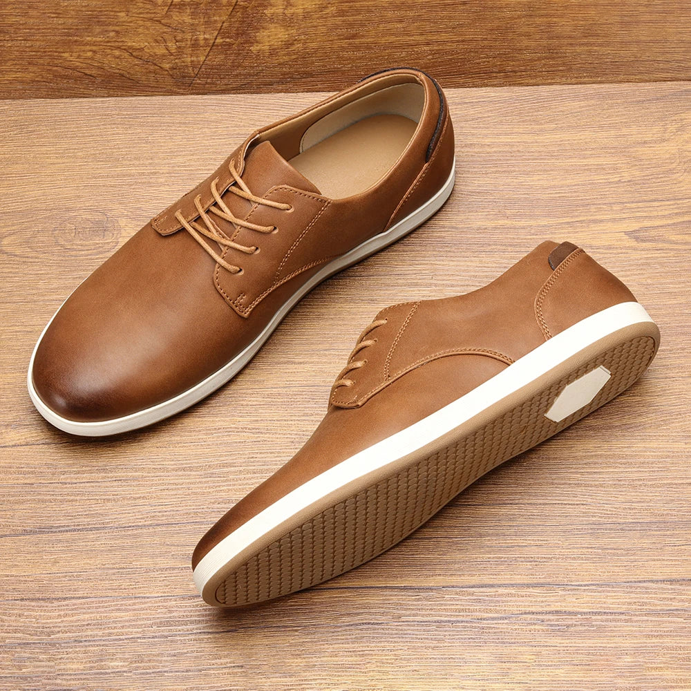 Urban Leather Trainers – Sleek Design for Casual Versatility 3