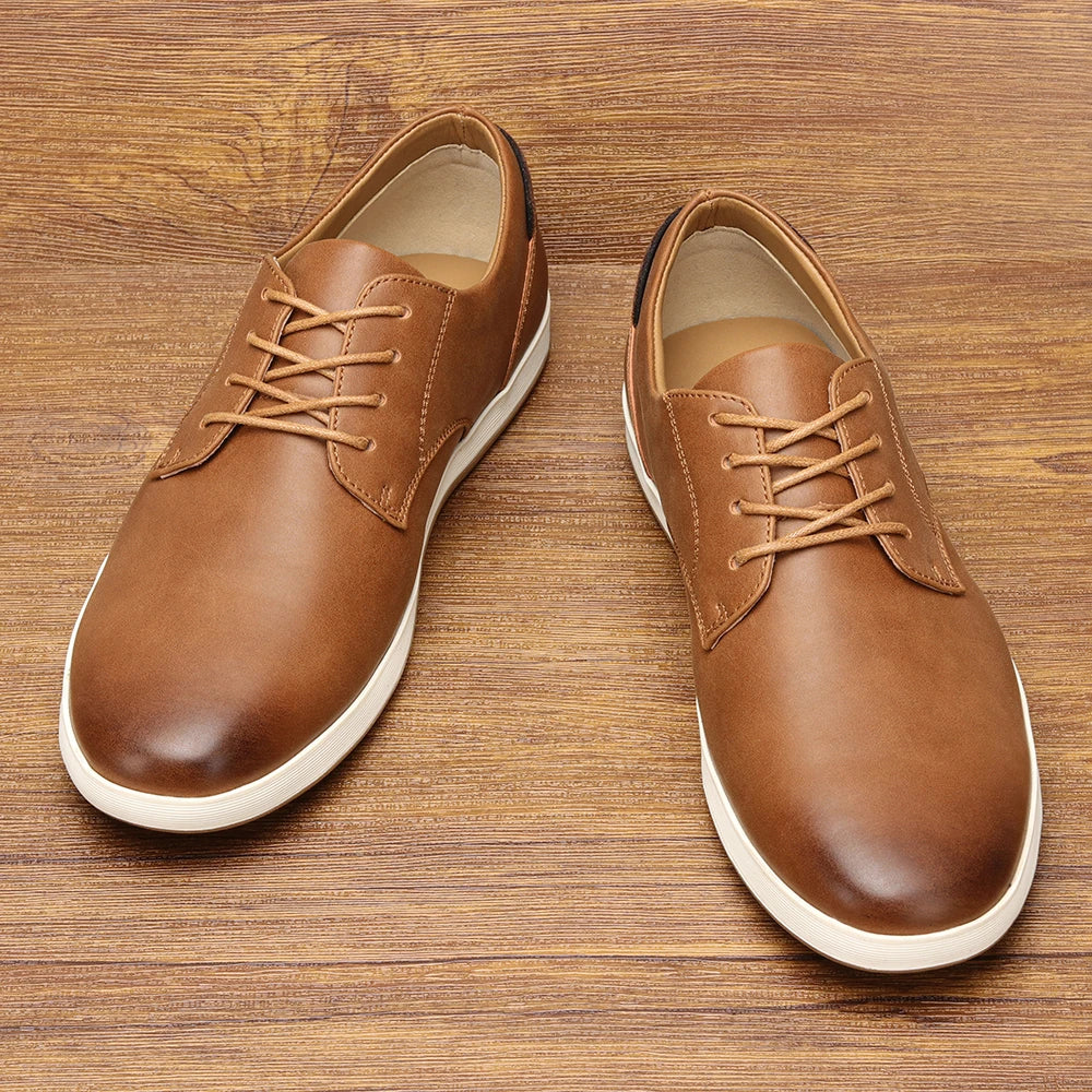 Urban Leather Trainers – Sleek Design for Casual Versatility 4
