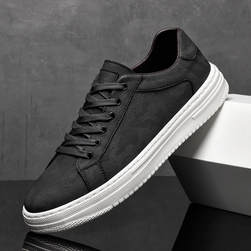 Urban Print Mens Casual Shoes – Stylish Lace-Up Trainers for Smart Casual Outings 2