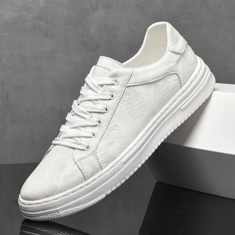 Urban Print Mens Casual Shoes – Stylish Lace-Up Trainers for Smart Casual Outings 4