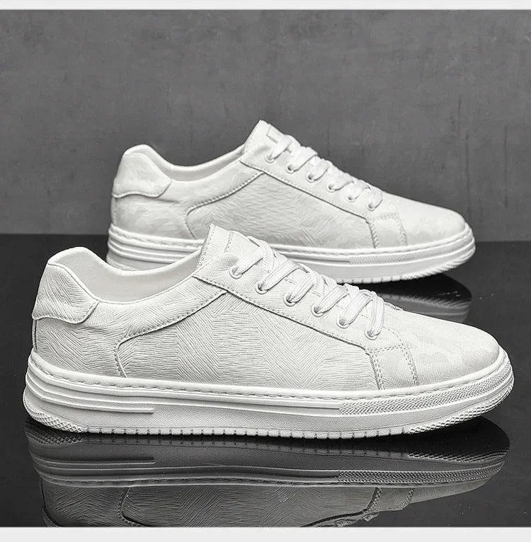 Urban Print Mens Casual Shoes – Stylish Lace-Up Trainers for Smart Casual Outings 5