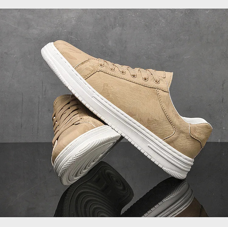 Urban Print Mens Casual Shoes – Stylish Lace-Up Trainers for Smart Casual Outings 7