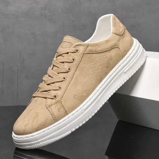 Urban Print Mens Casual Shoes – Stylish Lace-Up Trainers for Smart Casual Outings 8
