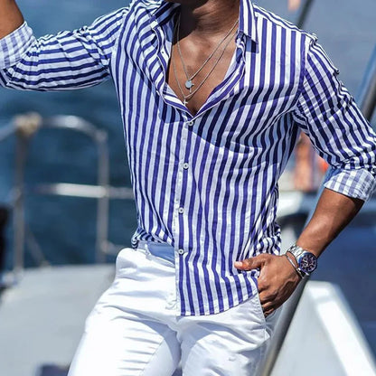 Urban Shirt – Striped Long-Sleeve Design for Effortless Style 4
