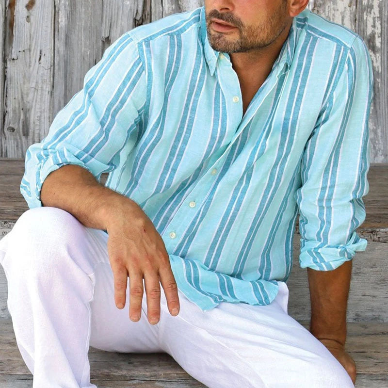 Urban Shirt – Striped Long-Sleeve Design for Effortless Style 5