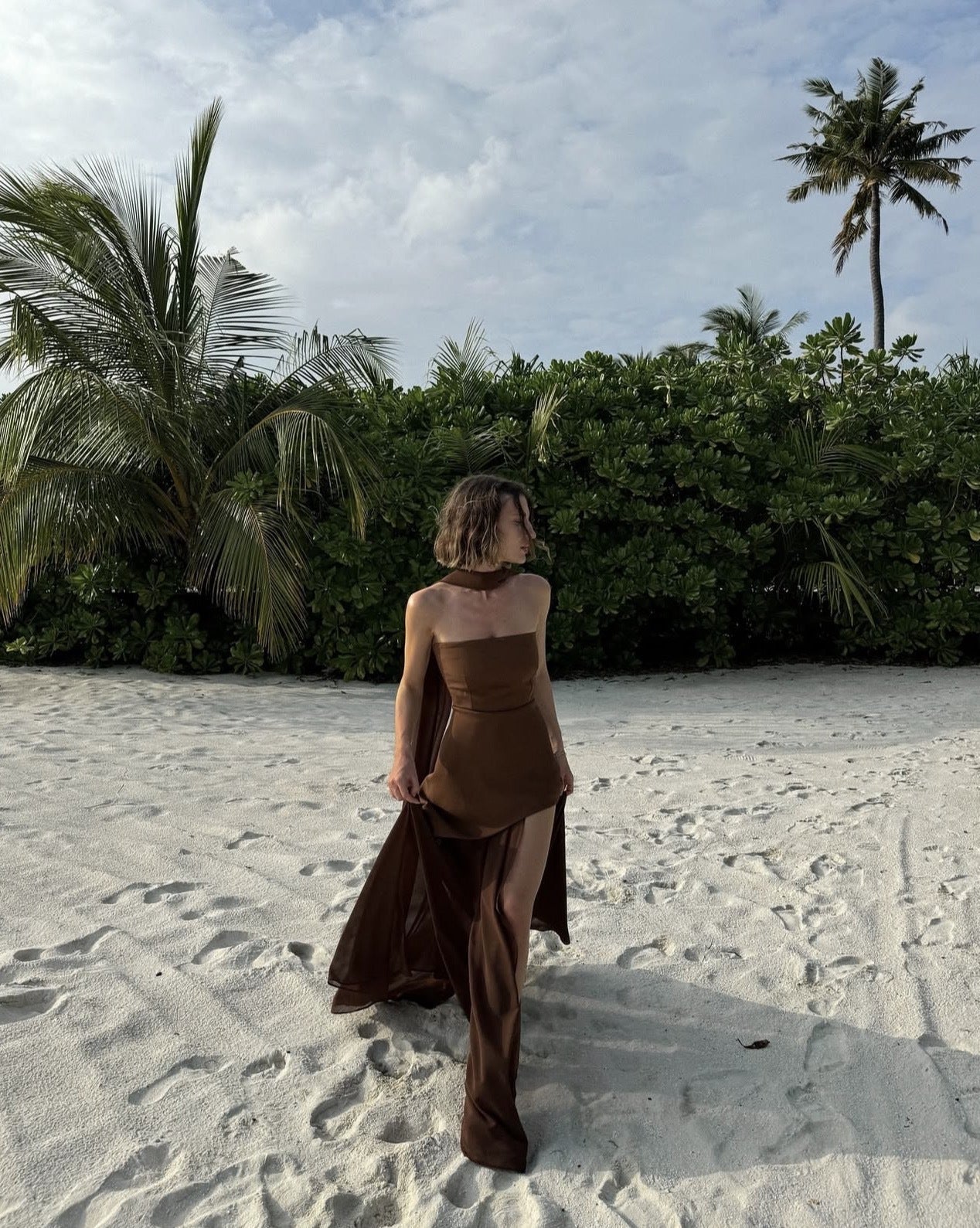 Valerie Asymmetrical Maxi Dress 7