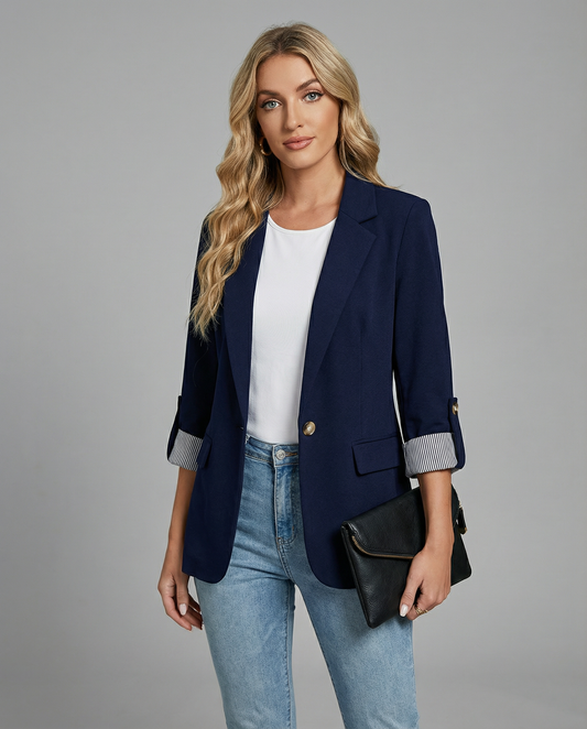 Versatile Mens Casual Blazer – Elegant Slim Fit for Day-to-Night Style 1