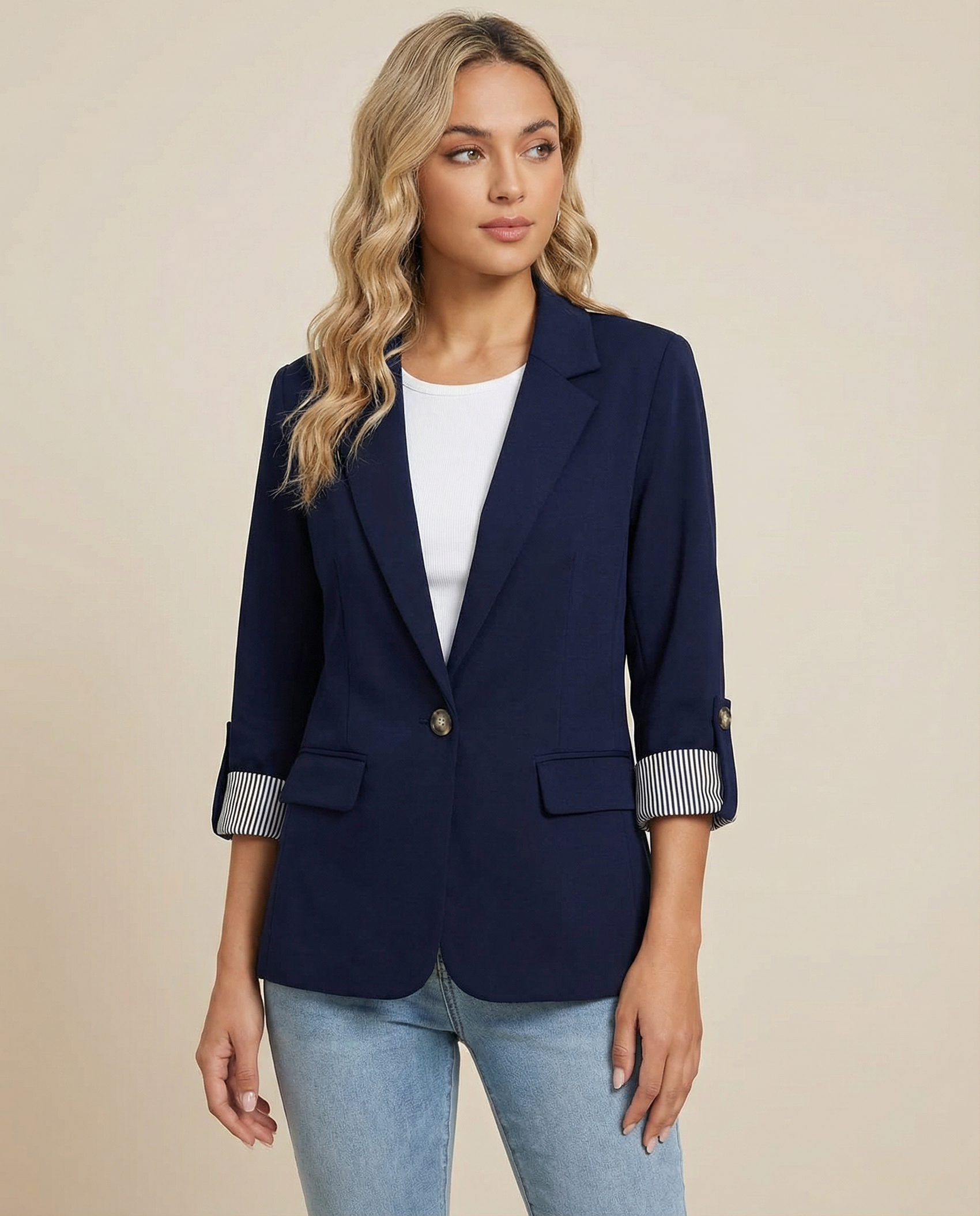 Versatile Mens Casual Blazer – Elegant Slim Fit for Day-to-Night Style 2