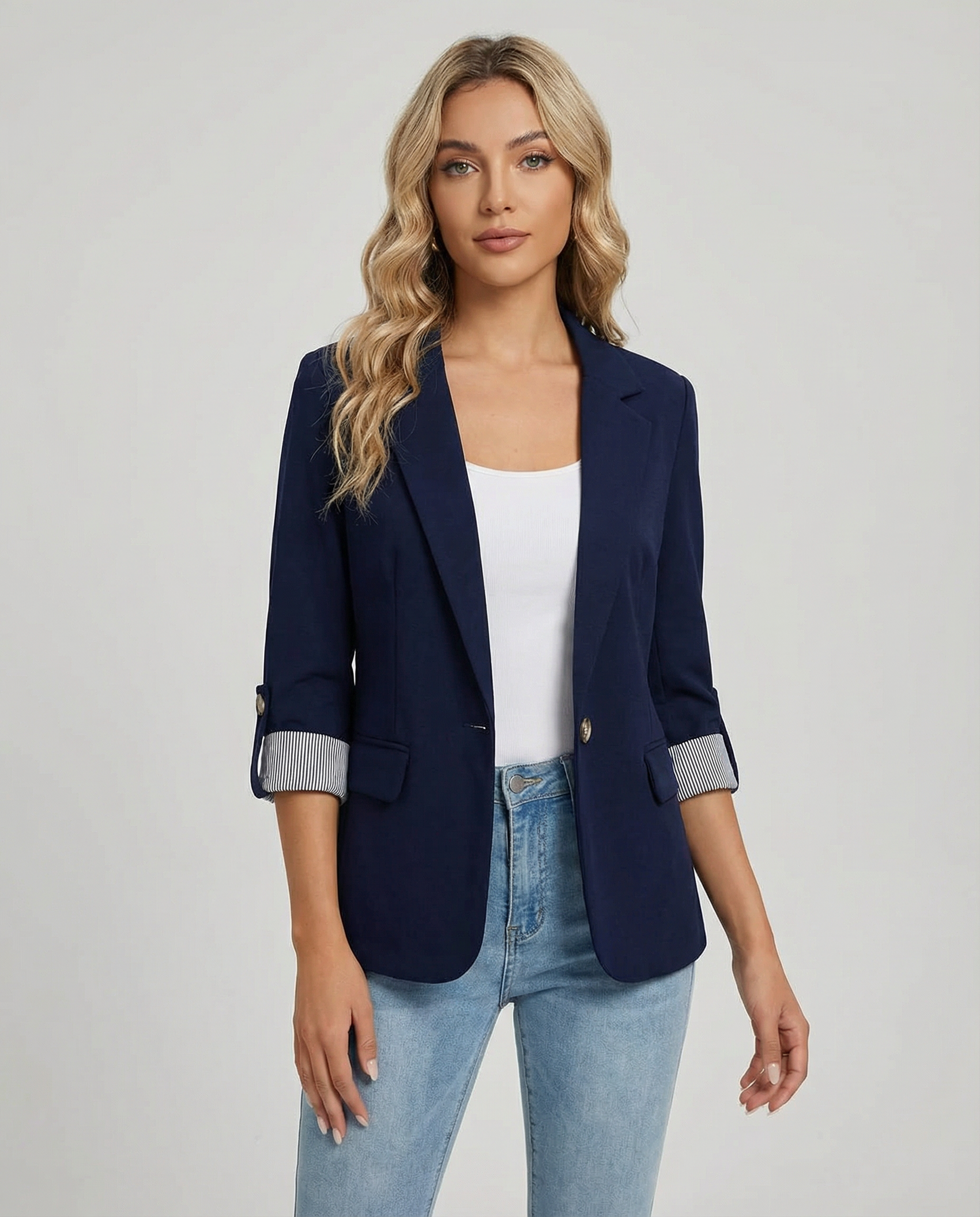 Versatile Mens Casual Blazer – Elegant Slim Fit for Day-to-Night Style 4