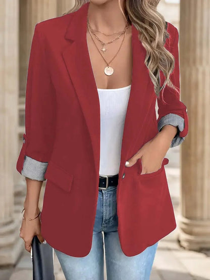 Versatile Mens Casual Blazer – Elegant Slim Fit for Day-to-Night Style 6