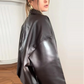 Vintage Faux Leather Bomber Jacket 6