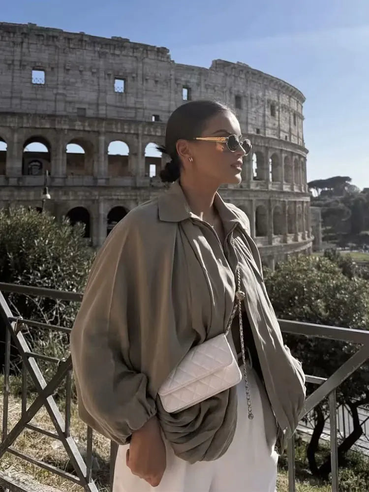 Vintage Loose Bomber Jacket 2