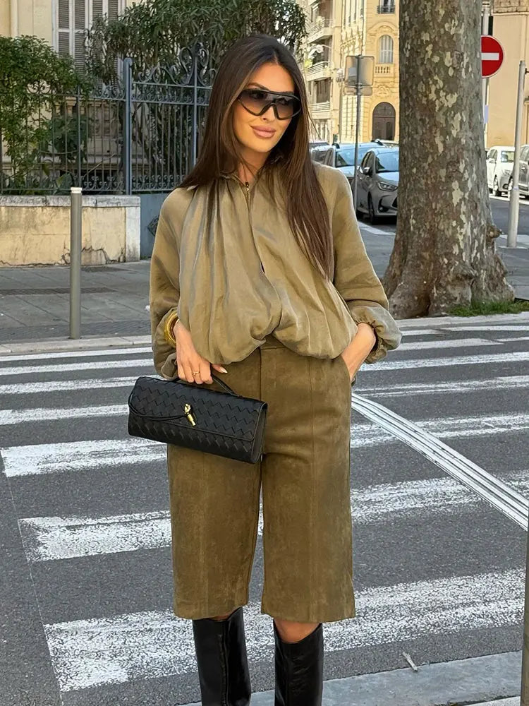 Vintage Loose Bomber Jacket 4