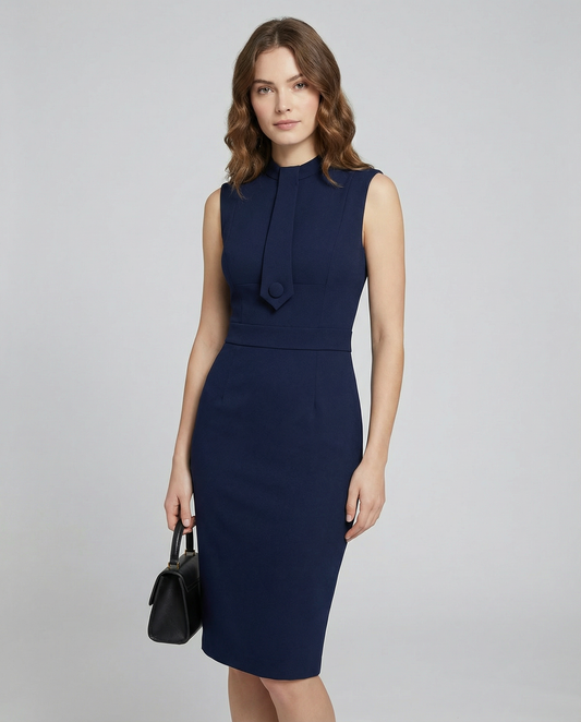 Vintage Sheath Dress – Elegant Sleeveless Bodycon Style for Wedding Guests 2