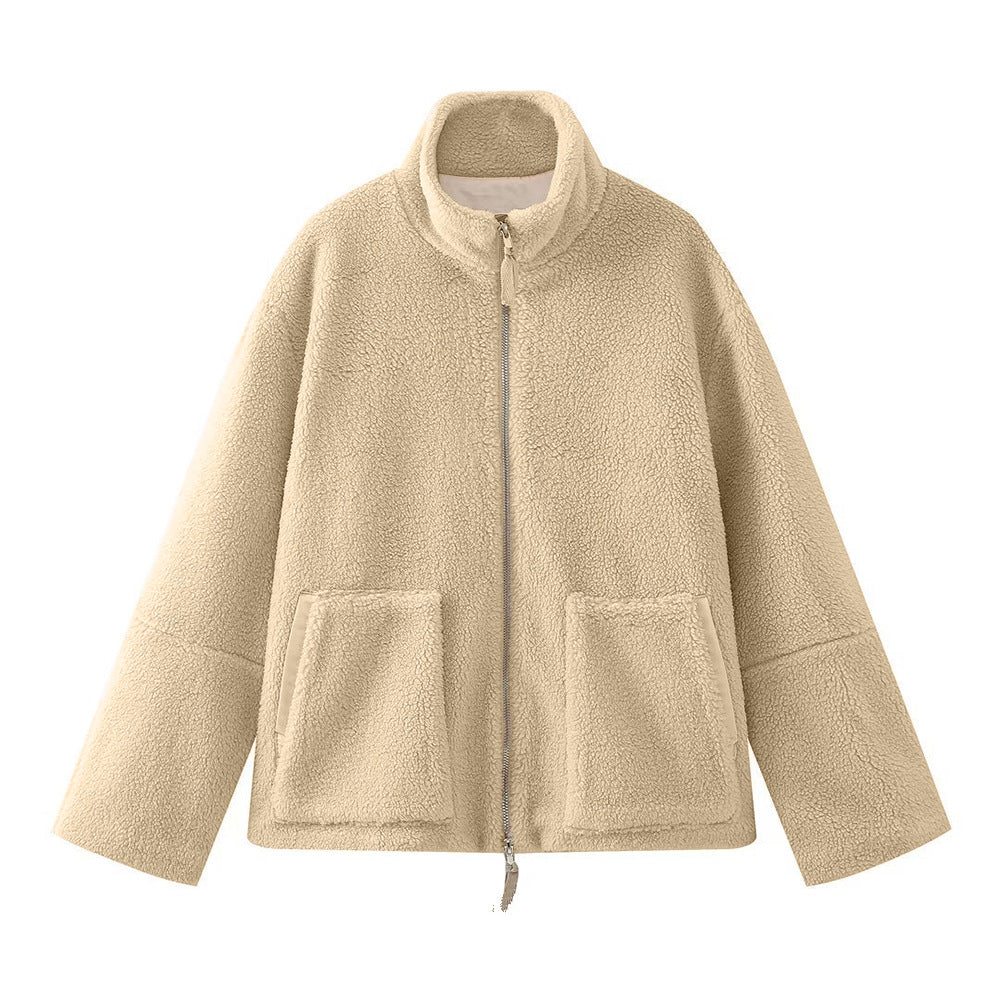 Warm Faux Lambswool jacket for women 0