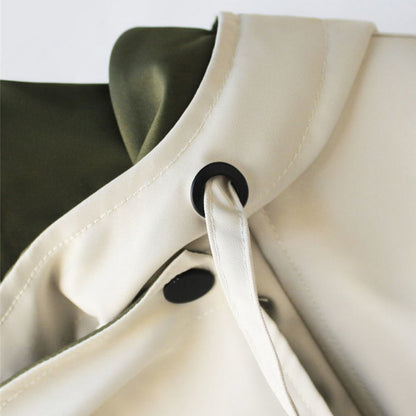 Waterproof Windbreaker Jacket with Layered Hood Design for Women 2
