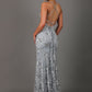 Wedding Guest Sequin Maxi Dress 2