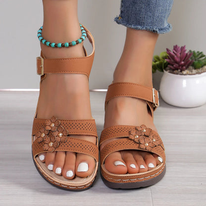Wedge Sandals – Comfortable Wide-Toe Design for Casual Outings 0