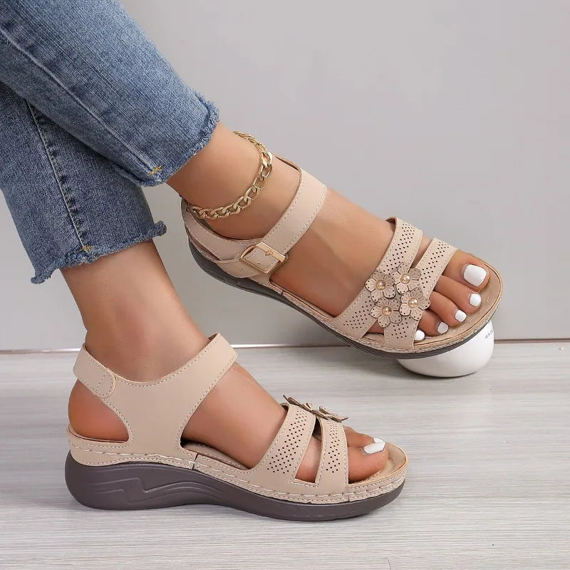 Wedge Sandals – Comfortable Wide-Toe Design for Casual Outings 4
