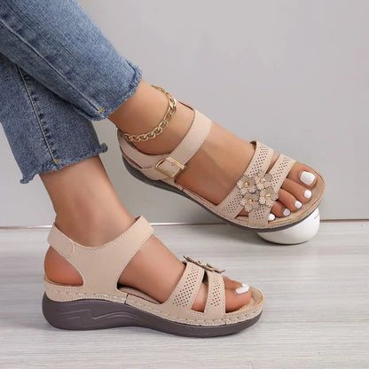 Wedge Sandals – Comfortable Wide-Toe Design for Casual Outings 4