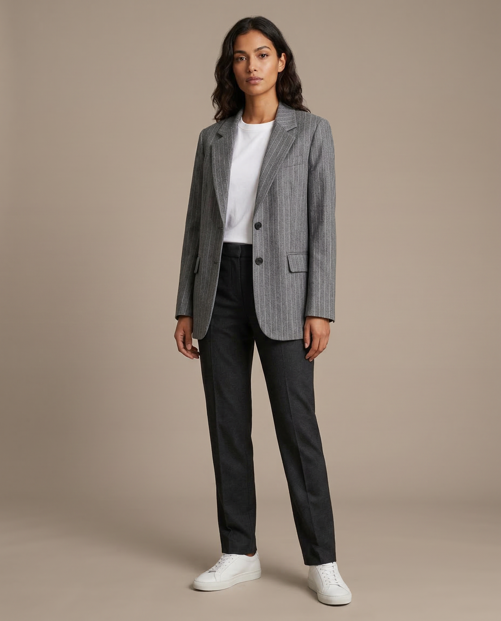 Willshela Striped Blazer – Vintage Charm with Practical Pockets 3