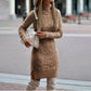 Women's A-Line Knit Sweater Dress 0