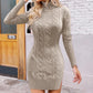 Women's A-Line Knit Sweater Dress 4