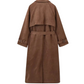 Women's Banbury Suede Trench Coat 3