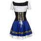 Women's Blue Oktoberfest Dress Costume 1