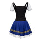Women's Blue Oktoberfest Dress Costume 3