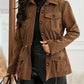Women's Brown Corduroy Jacket 0