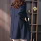 Women's Button up Short Trench Coat 3