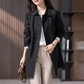 Women's Button up Short Trench Coat 4