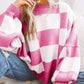 Women's Checkerboard Knitted Sweater 0