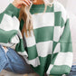 Women's Checkerboard Knitted Sweater 15