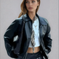 Women's Classic Faux Leather Jacket 0