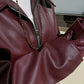Women's Classic Faux Leather Jacket 4