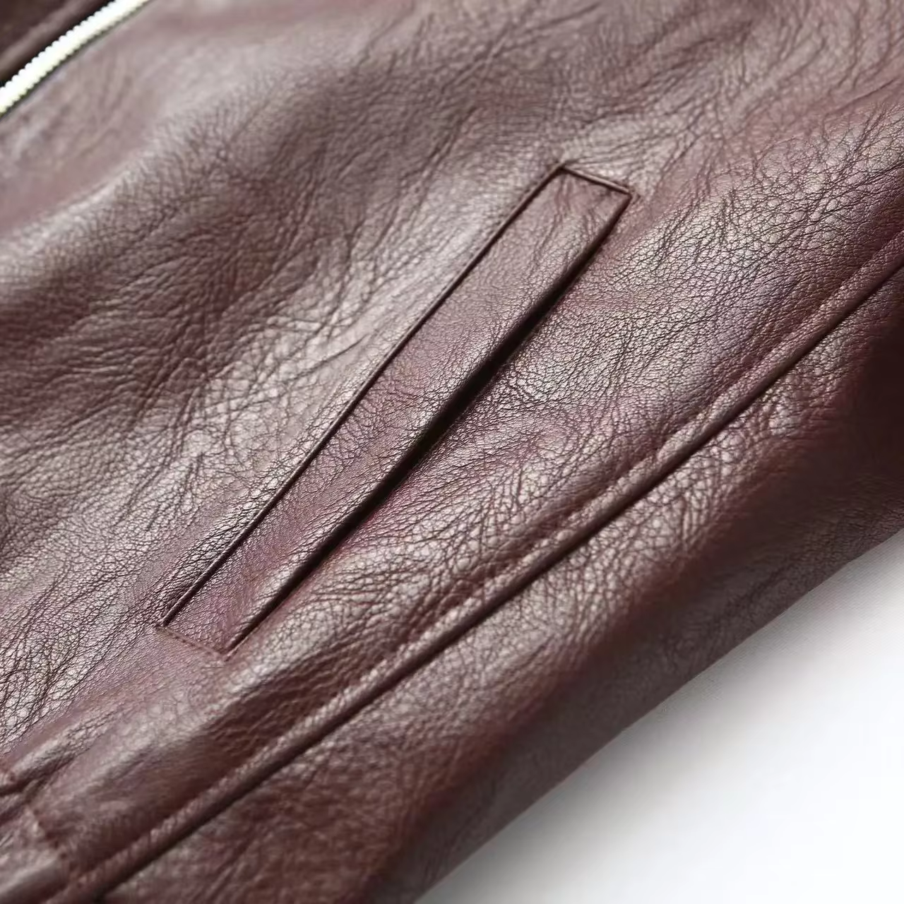 Women's Classic Faux Leather Jacket 6