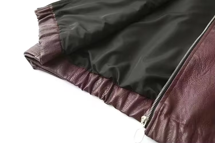 Women's Classic Faux Leather Jacket 7