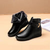 Women's Comfort Leather Wool Winter Boots 0