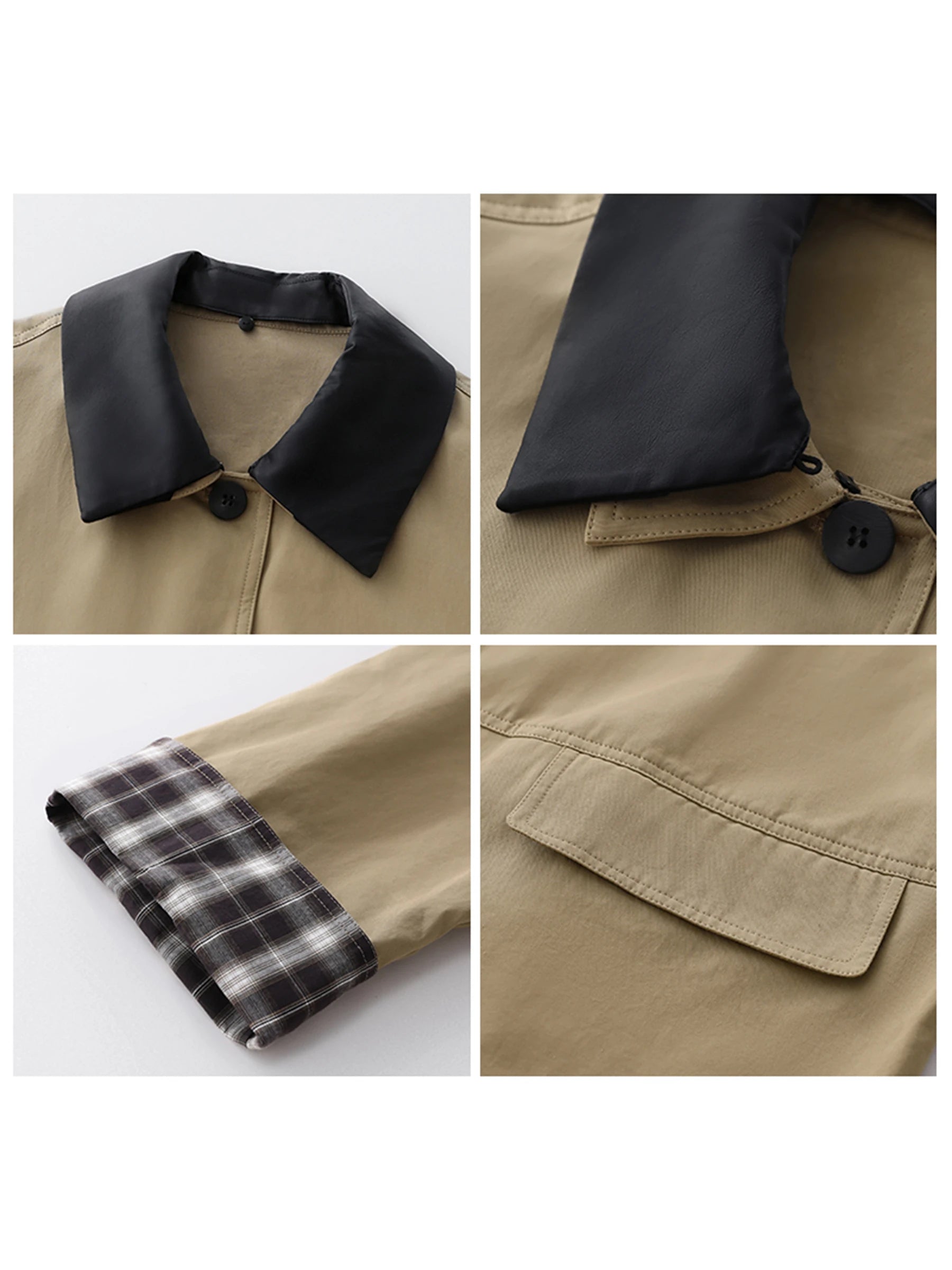 Women's Contrast Trim Button-Up Jacket 3