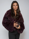 Women's Cropped Faux Fur Coat 0