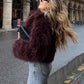 Women's Cropped Faux Fur Coat 2