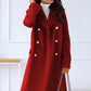 Women's Double-breasted Long Wool Coat 10
