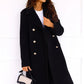 Women's Double-breasted Long Wool Coat 2