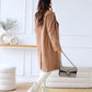 Women's Double-breasted Long Wool Coat 6